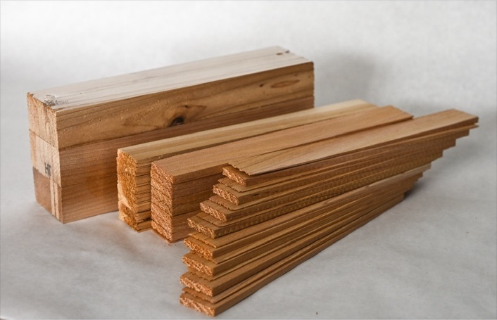 12″ Cedar Shims — 42-piece pack