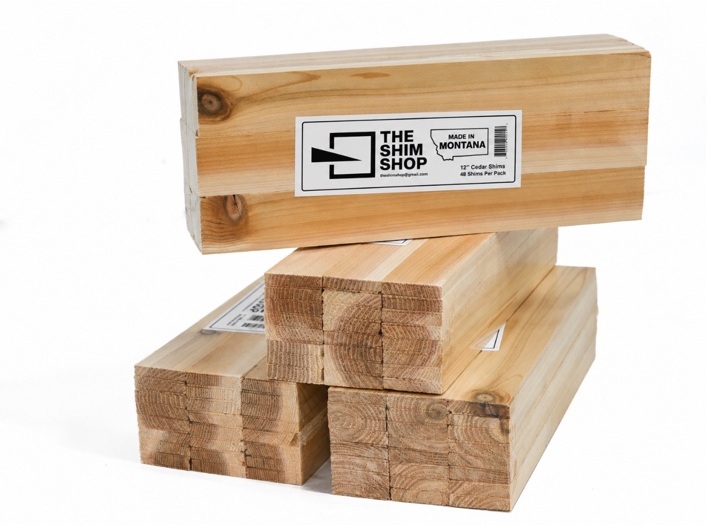 12″ Cedar Shims — 48-piece pack